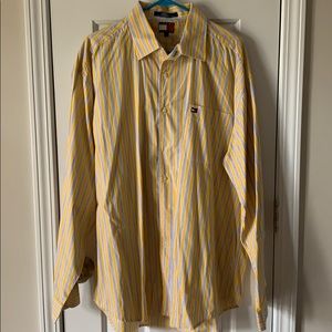 Men’s Long Sleeve Tommy Hilfiger Button Down Shirt